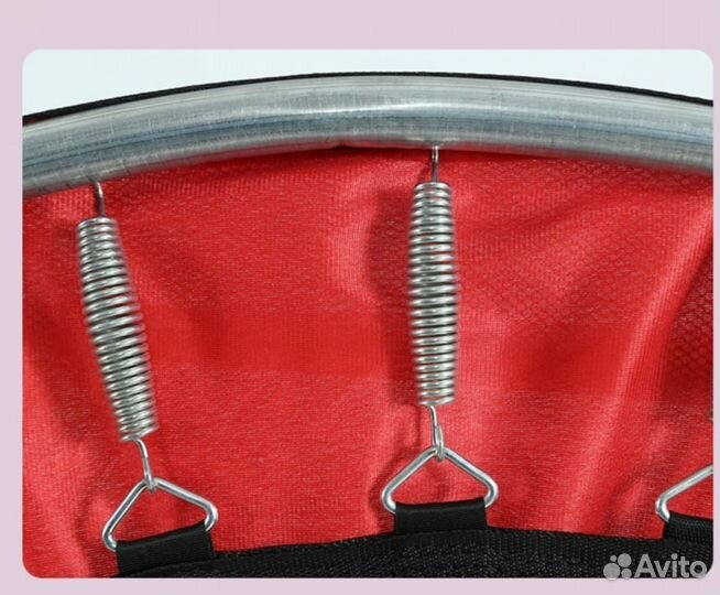 Детский батут с сеткой 140*122см