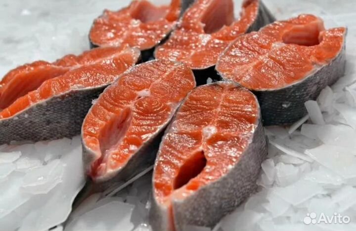 Стейки лосося