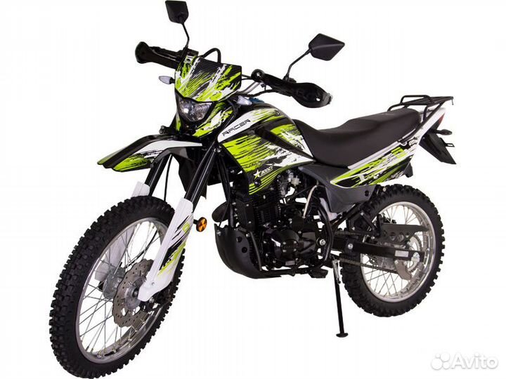 Мотоцикл racer RC300-GY8Х panther зеленый