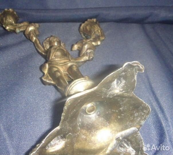 Подсвечник Путти.Бронза. Европа