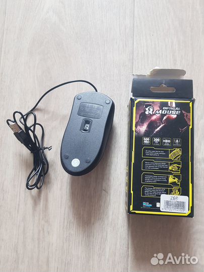 Мышь проводная usb новая