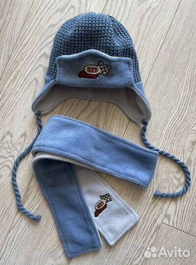 Шапка зимняя и шарф р.51-53 новые