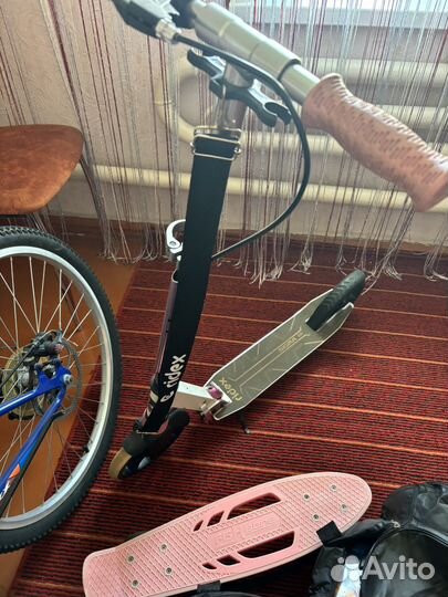 Велосипед, гироскутер, самокат, скейт