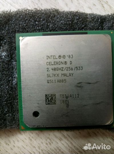 Процессор Intel Celeron sl7kx 2.40GHz/256/5