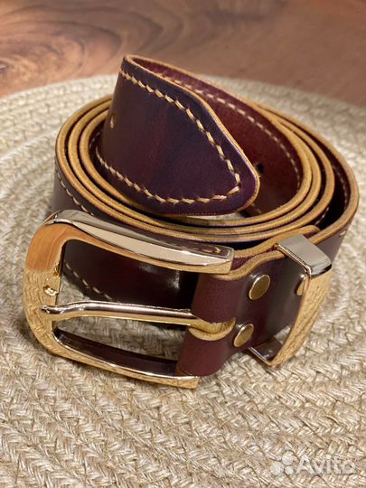 Ремень кожаный