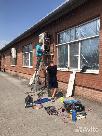 Установка сплит системы кондиционеров