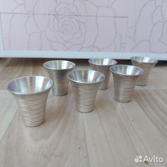 Стопки металлические комплект 6 штук