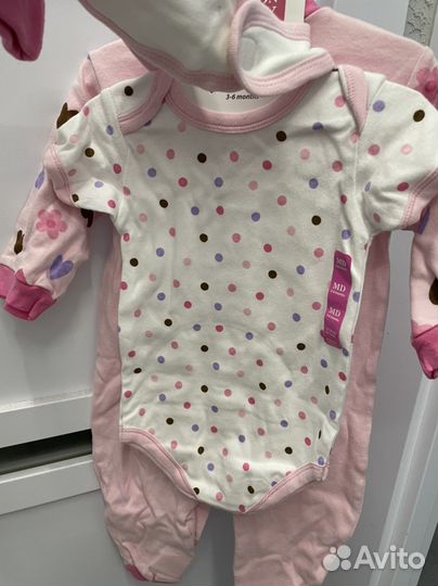 Комплект на девочку новорождённую