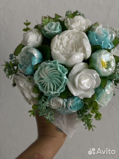 Букет цветов из мыла