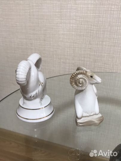 Статуэтки фарфоровые козы / овцы, барана офз