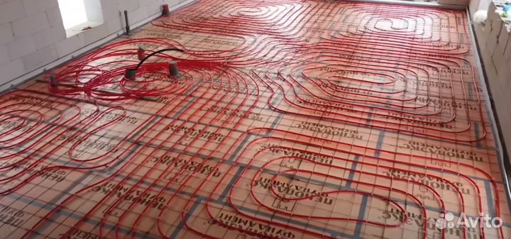 Монтаж теплого пола