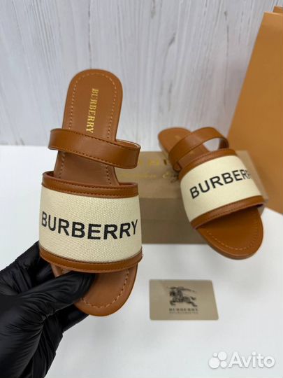 Шлепки Сланцы Burberry женские Размер 36-40