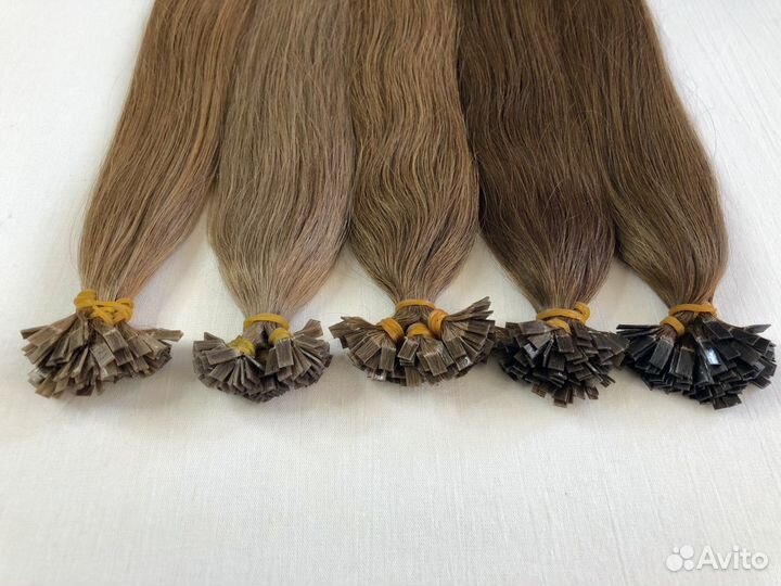Волосы на кератиновых капсулах для наращивания