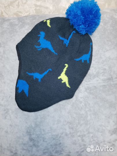 Шапка шлем для мальчика 50 52