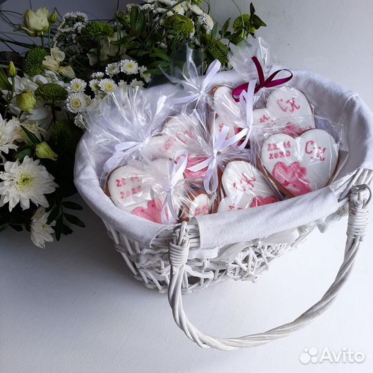 Имбирные пряники на свадьбу, день рождение