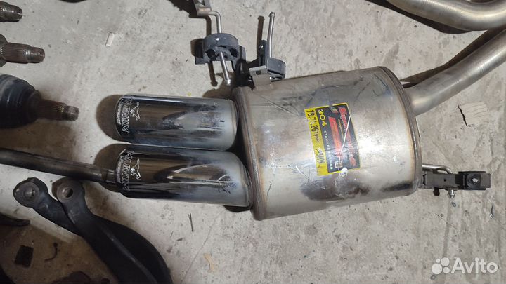 Задние банки глушителя bmw Х5 Е53 supersprint