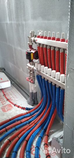 Водяной теплый пол, отопление монтаж