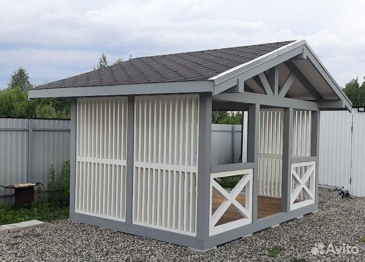 Эко Беседка 3*4