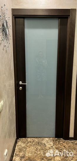 Межкомнатные двери бу с коробкой мдф стекло