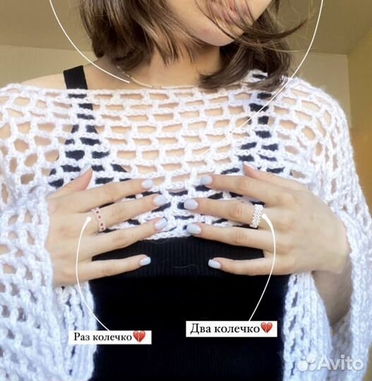 Вязаная кофта ручной работы