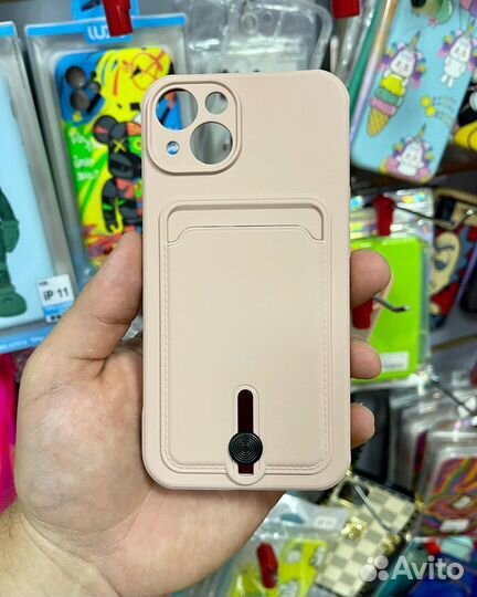 Чехлы с отделом под карту, iPhone 11/12/13/14