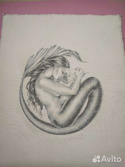 Картина вышитая крестом 