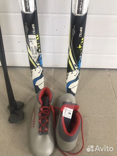 Лыжи беговые fisher детские