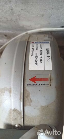 Вентилятор вкк 100