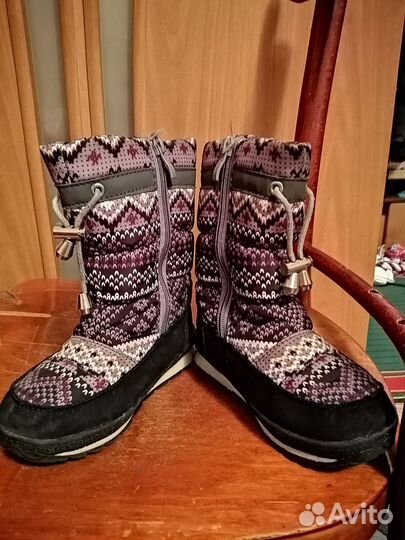 Зимние дутики детские