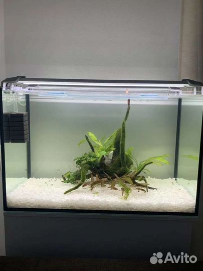 Уникальный кварцевый грунт для аквариума белый