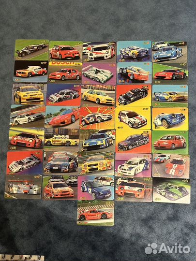 Колода игральных карт 36 автомобили