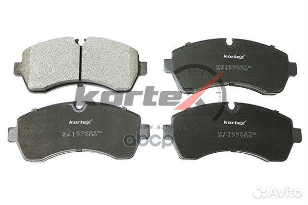 Колодки тормозные KT1696STD kortex