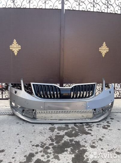 Бампер передний на skoda octavia шкода октавия