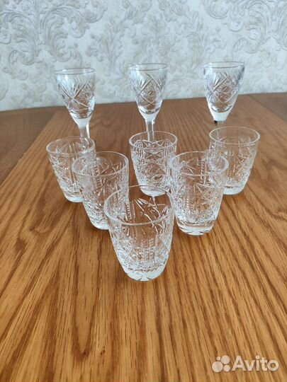 Хрустальные рюмки СССР