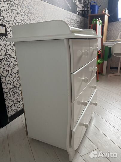 Комод пеленальный Гандылян из массива бука