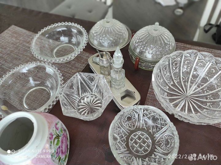 Ваза хрустальная СССР