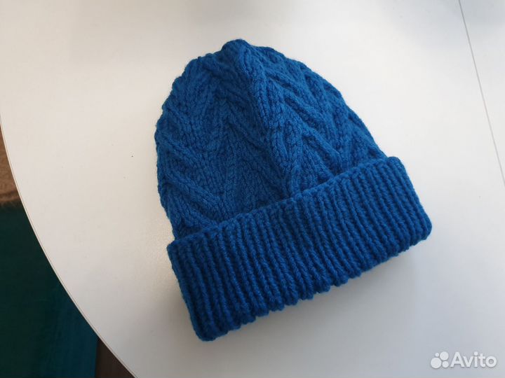 Новая зимняя тёплая шапка шерсть 58 см