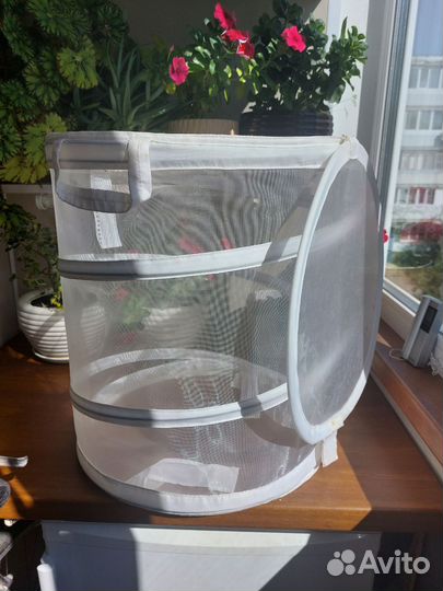 Большая складная корзина Икея, 44 см на 50 см
