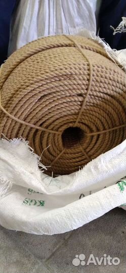 Канат джутовый 6мм 50м для когтеточки