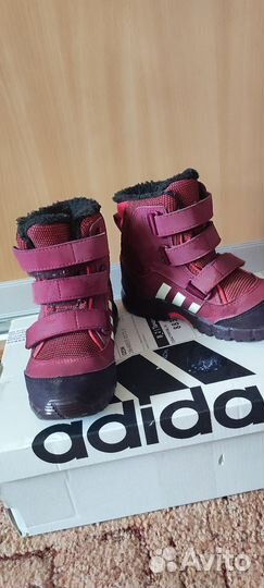 Сапоги зимние Adidas на девочку