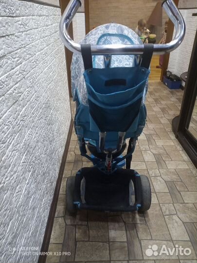 Велосипед коляска с ручкой