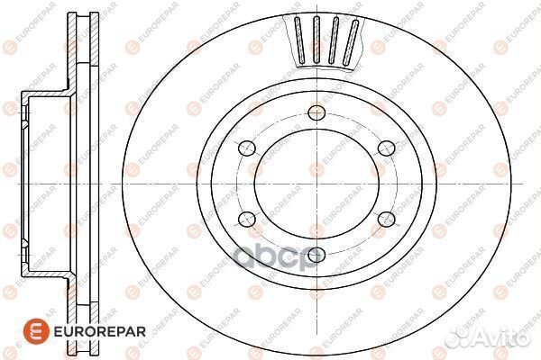 Диск тормозной lexus GX (J12 ) 470 (UZJ120) 01