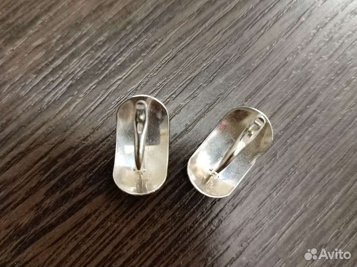 Серьги серебро новые
