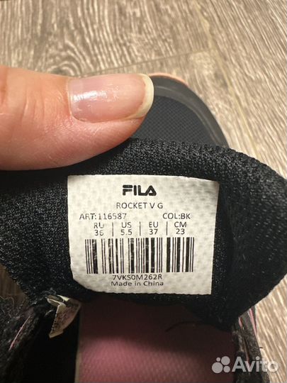 Кроссовки Fila размер 37