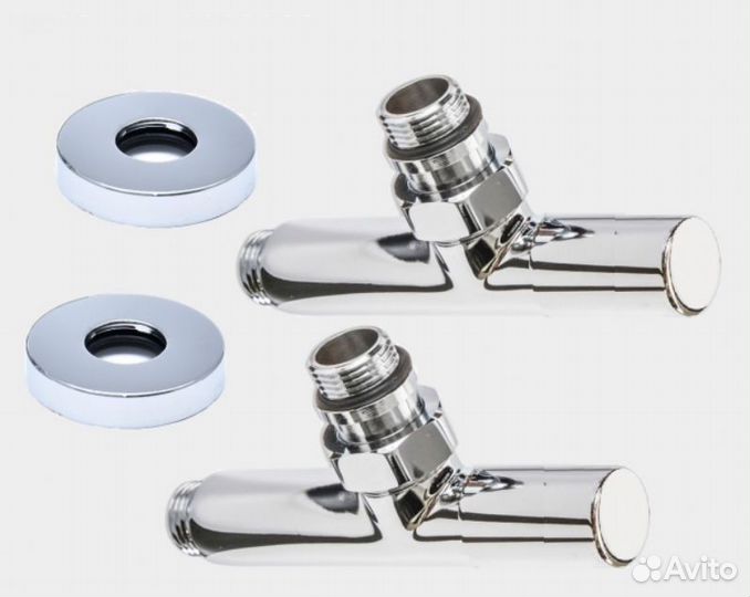 Вентиль запорный угловой для полотенцесушителя