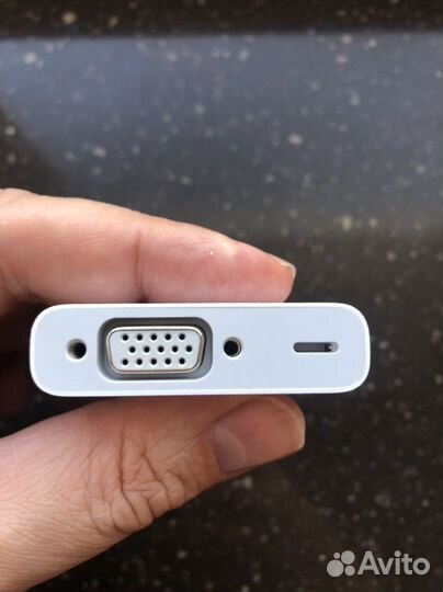 Переходник с lighting на vga и USB-C
