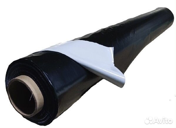 Пленка мульчирующая ч/белая 1.2м, в рулоне 200м