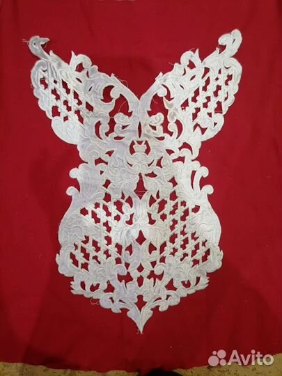 Крупная свадебная аппликация