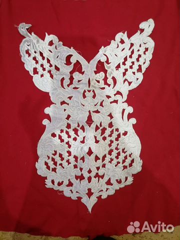 Крупная свадебная аппликация