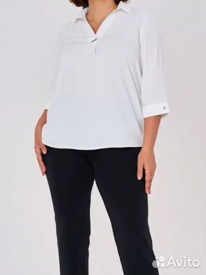 Блузка женская 52 54 белая